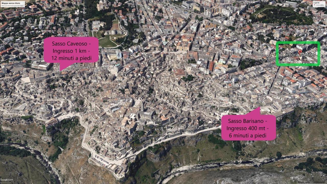 Dimora Mefite-Camere Con Bagno Privato E Self Check-In Matera Eksteriør billede