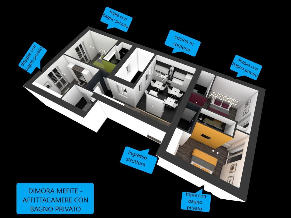 Dimora Mefite-Camere Con Bagno Privato E Self Check-In Matera Eksteriør billede